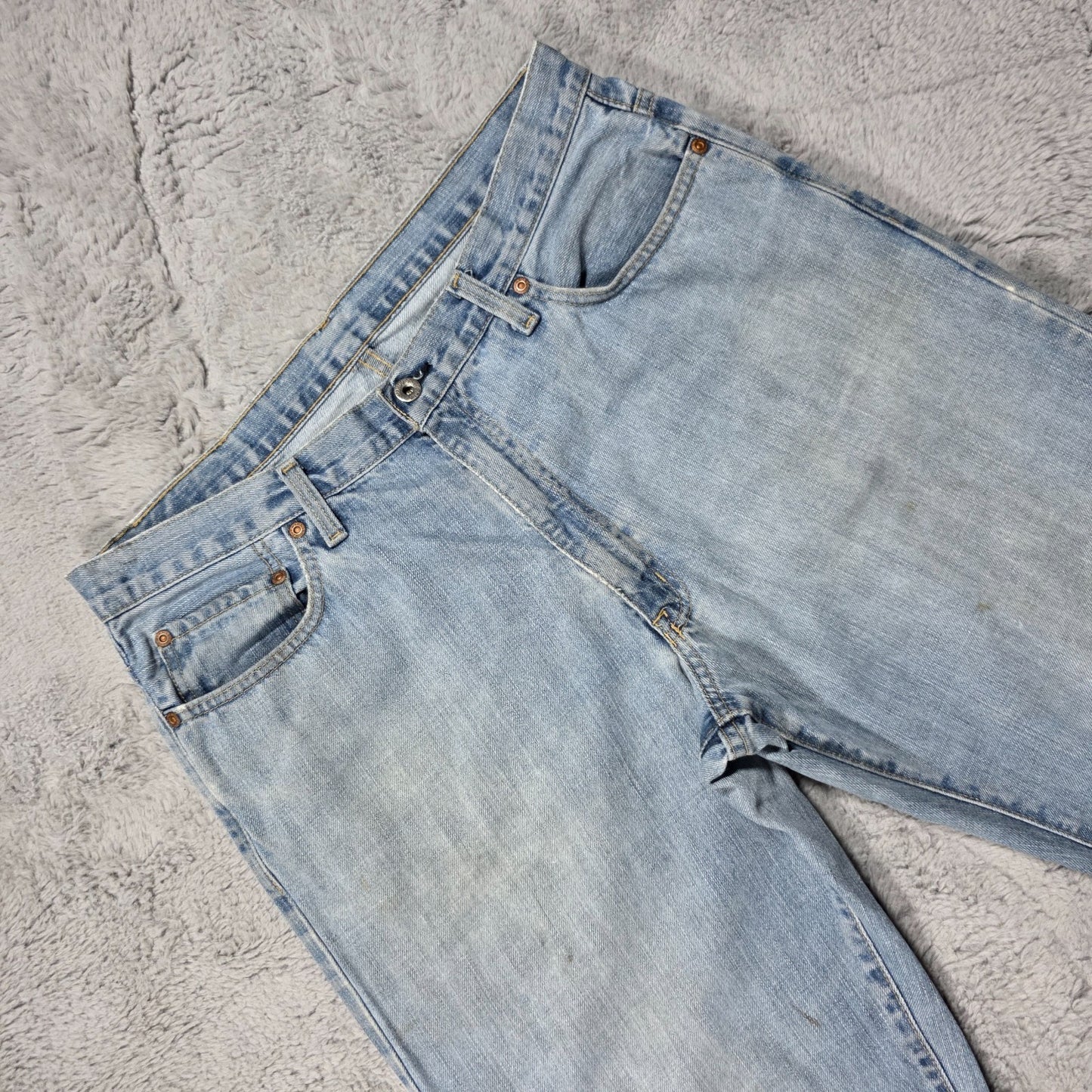 Polo Jeans Co Straight Blue Jeans W34 L32 Made in Mexico Vintage Y2K