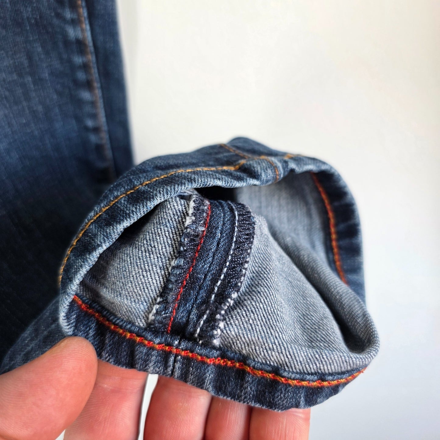 Tommy Hilfiger Slim Jeans W28 L29 (W28 L30 Tag) Selvedge Blue Denim Men’s