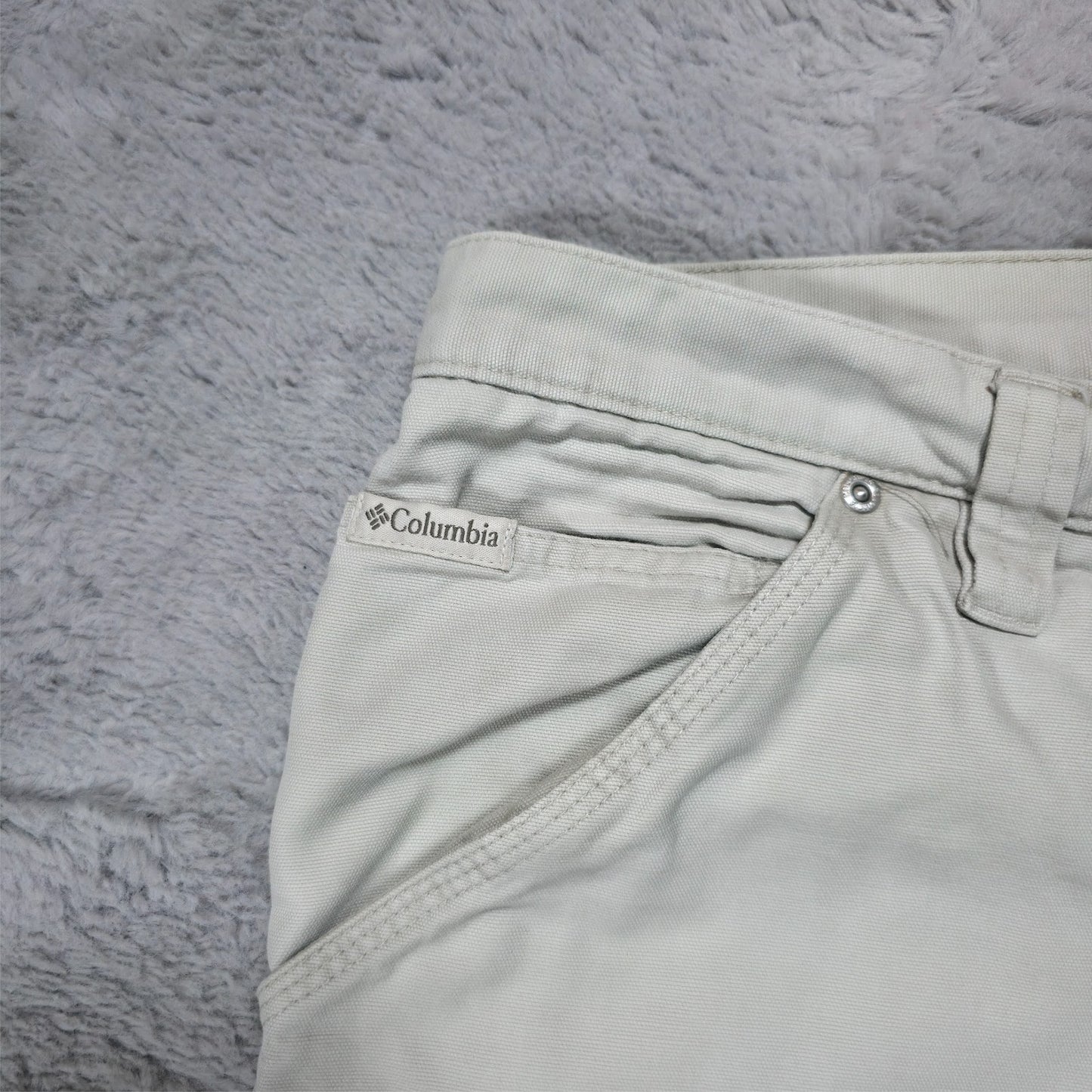 Columbia Carpenter Trousers Beige W38 L32 Men’s Outdoor Utility Workwear