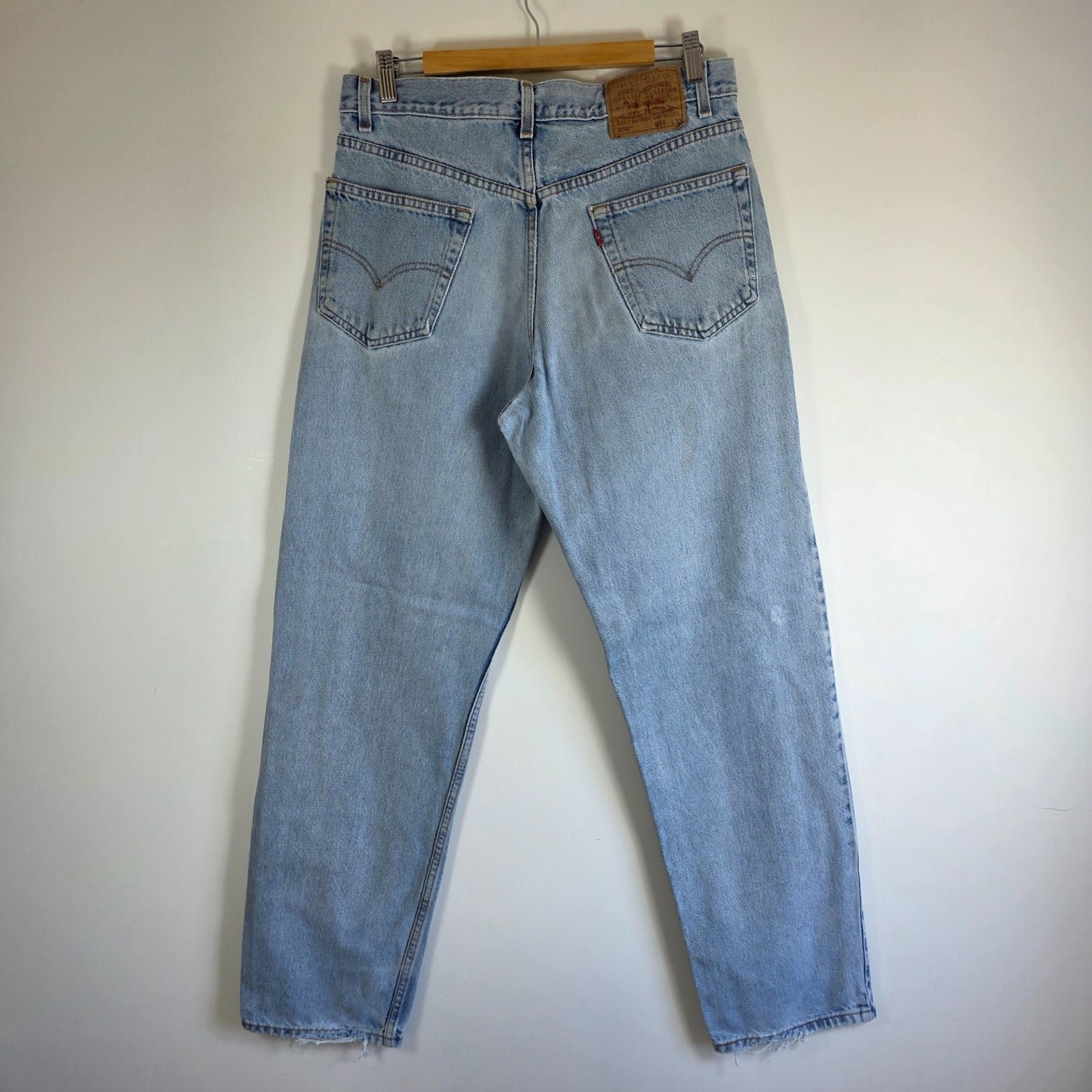 Levi’s 550 Jeans W34 L32 Blue Relaxed Fit Denim Men’s Vintage Style