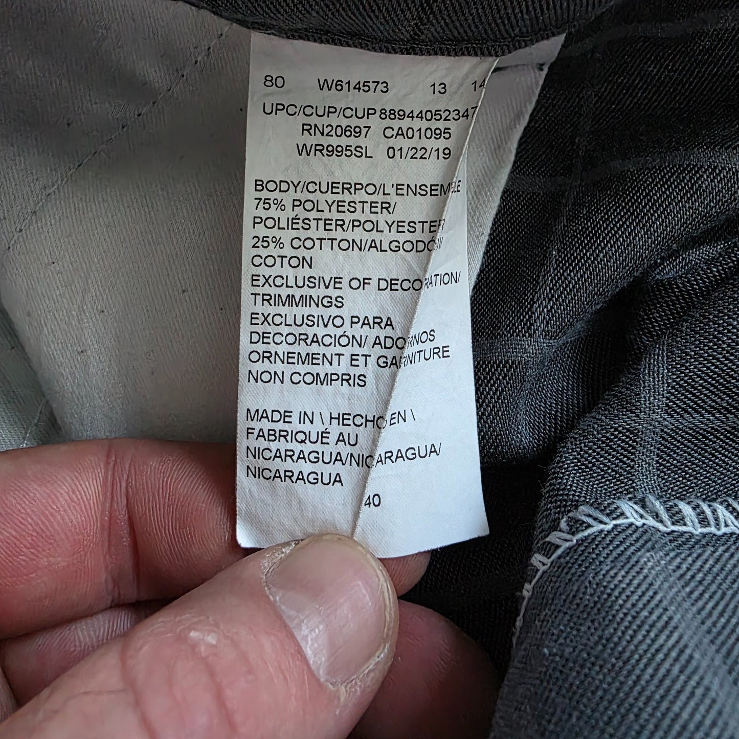 Dickies FLEX WR995SL Grey Grid Check Work Shorts W40 Utility Smart Style