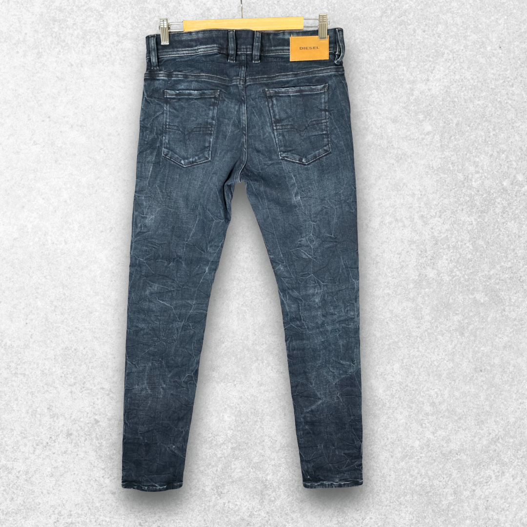 Diesel Sleenker Slim Skinny Jeans W30 L30 Blue Stretch Denim Men’s
