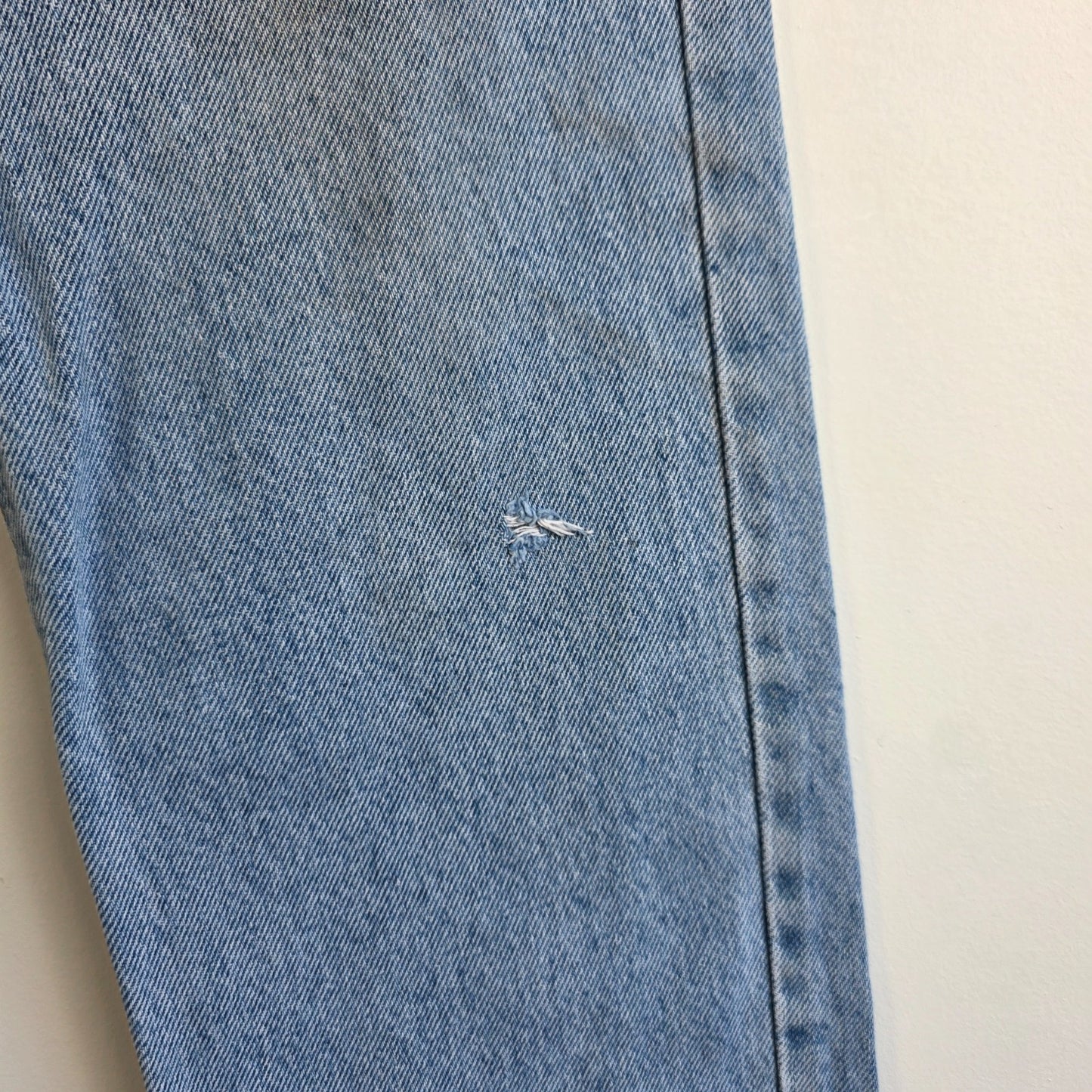 Wampum 510 Jeans W28 L30 (Tagged W30) Blue Denim Slim Straight Y2K Button Fly