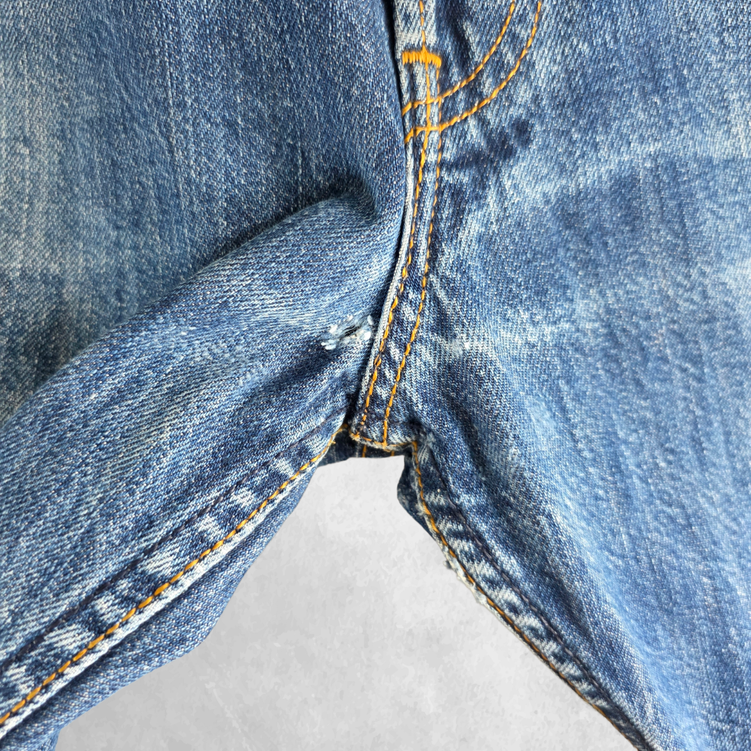 Levi’s 501 Jeans W31 L31 Blue Distressed Vintage Grunge Y2K Straight Leg Men’s