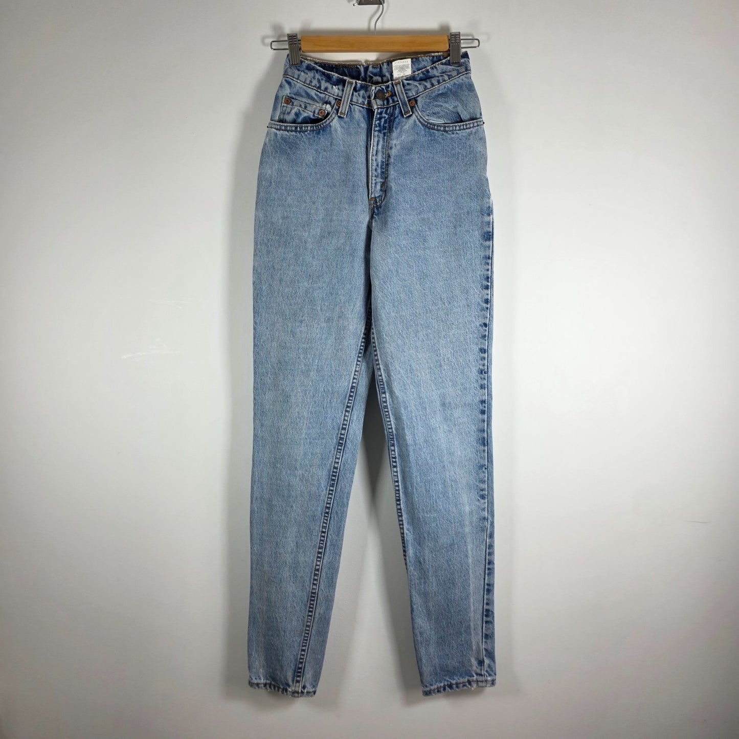 Levi’s 512 Jeans Women’s W23 L32 Blue Slim Tapered USA Made Vintage
