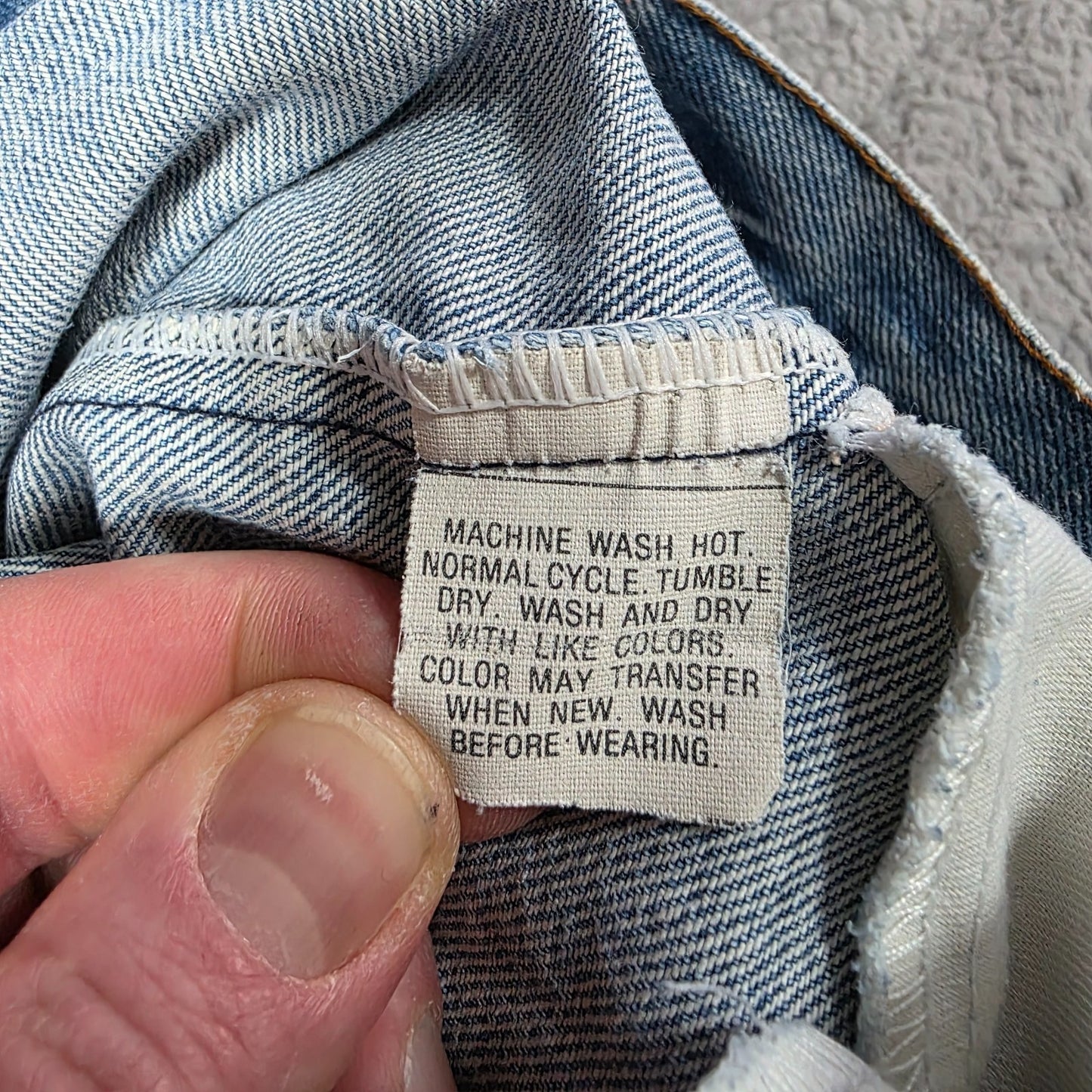 Vintage Levi’s Orange Tab Jeans Men’s W29 L36 Blue Denim