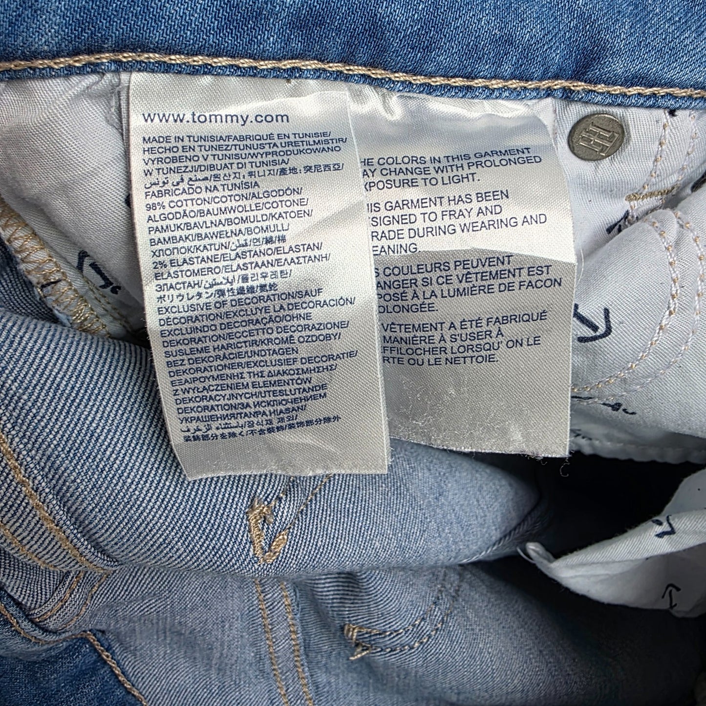 Tommy Hilfiger Queens RW Thirza Jeans W28 L32 (Tag W28 L34) Blue Stretch Women's