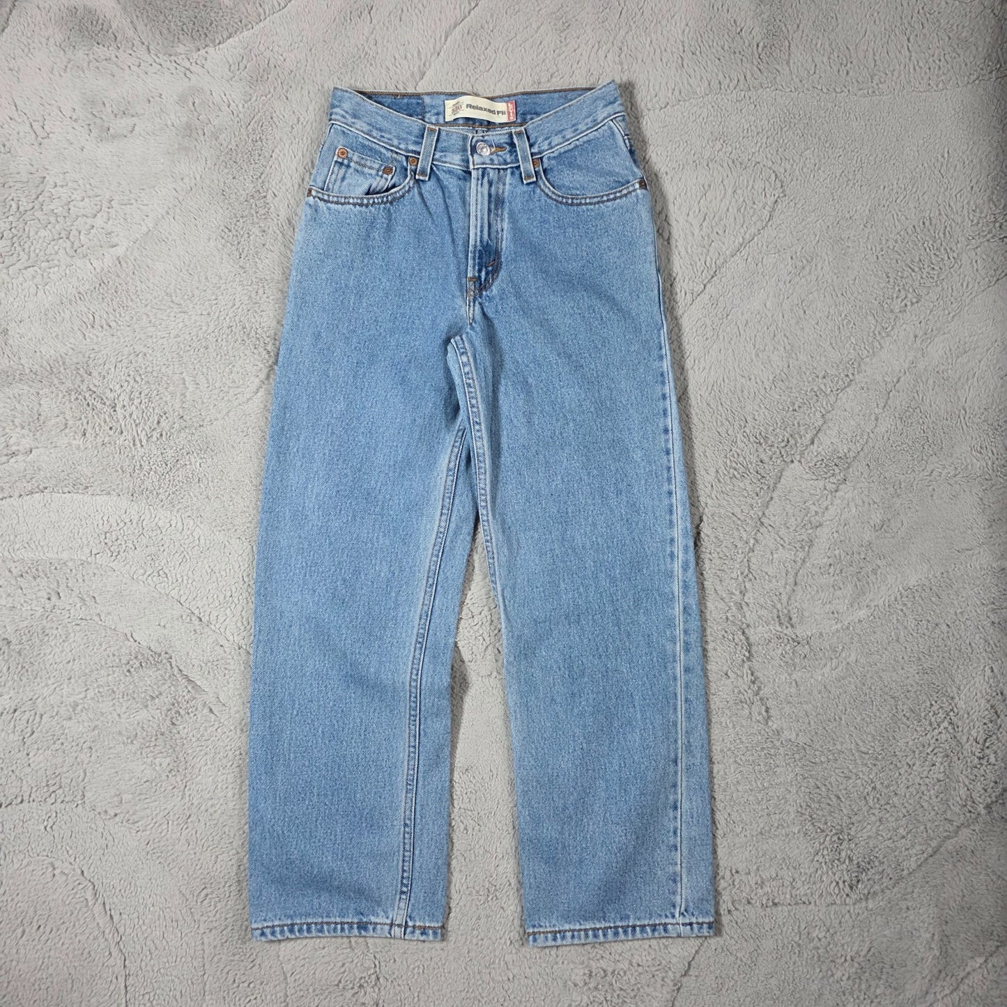 Levi’s 550 Womens Blue Jeans W25 L27 Relaxed Fit Straight Leg Denim