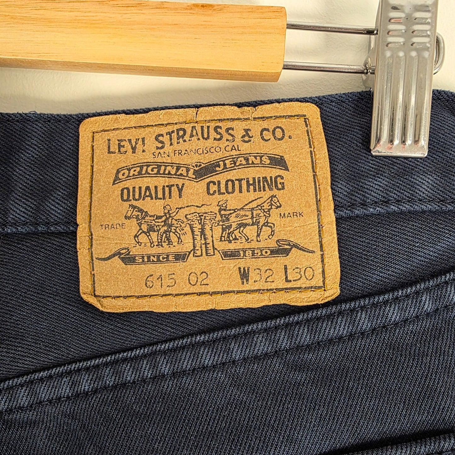 Vintage Levi’s 615 Jeans W31 L30 Blue Orange Tab 00s Men’s Denim