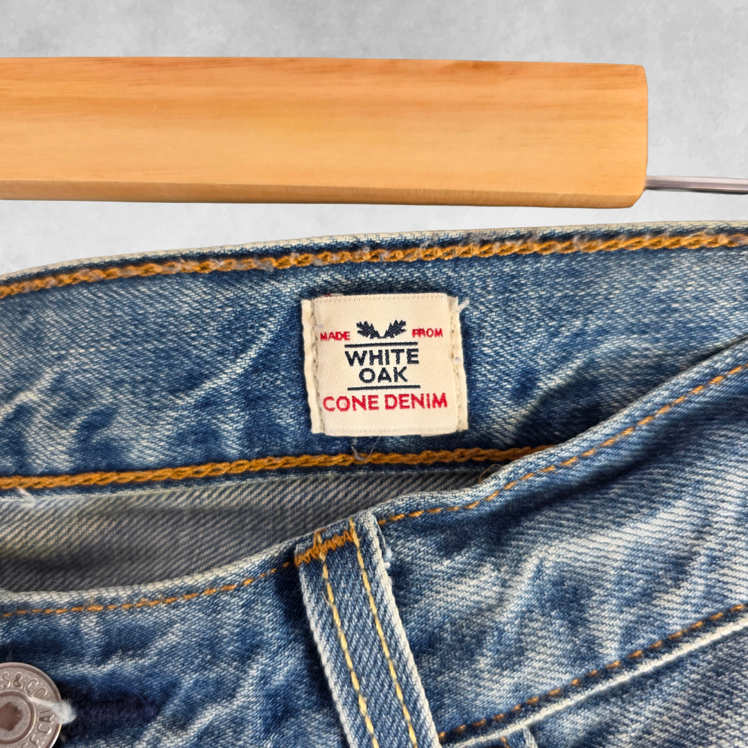 Levi’s 501 CT Jeans Women’s W30 L27 Blue Selvedge White Oak Cone Denim