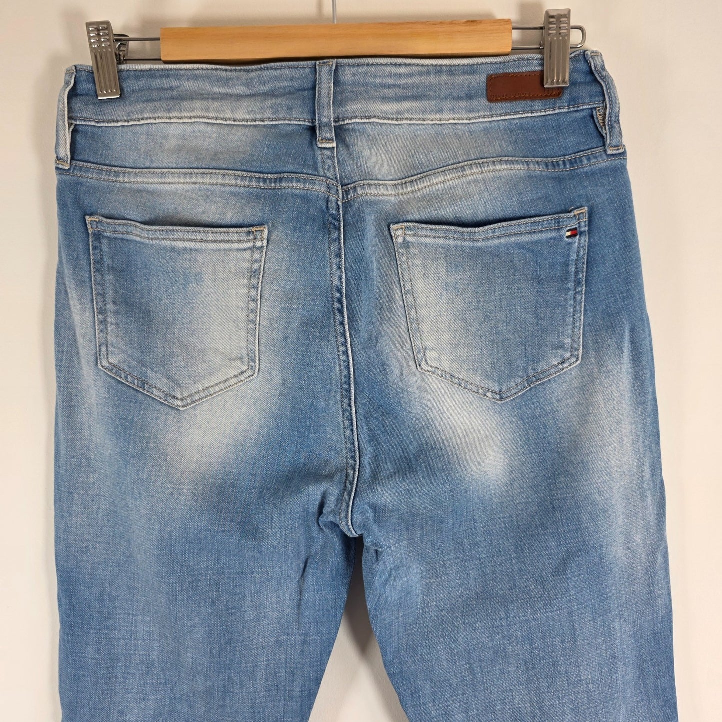 Tommy Hilfiger Queens RW Thirza Jeans W28 L32 (Tag W28 L34) Blue Stretch Women's