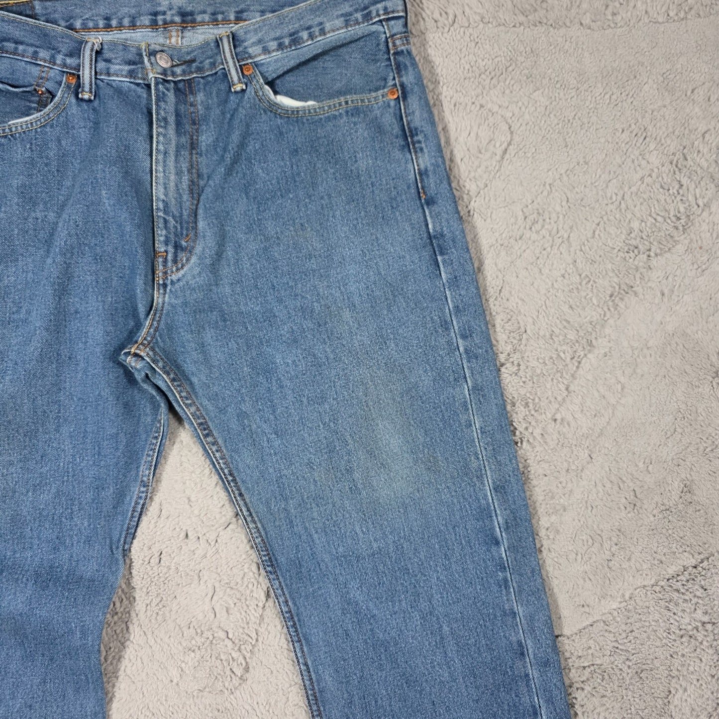 Levi’s 505 Jeans Men’s W36 L32 Blue Straight Leg Denim