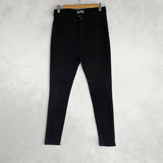 Barbour International Womens Black Superskinny High Waisted Jeans W30 L29