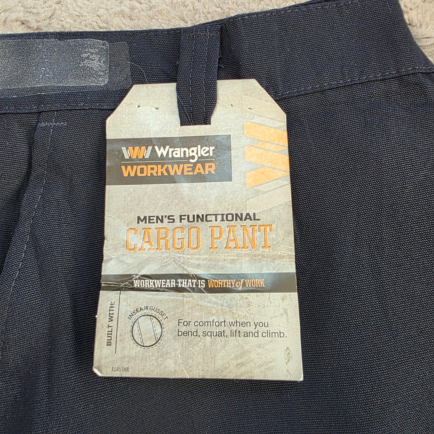 Wrangler Workwear Cargo Pants W40 L26 Blue Straight Leg BNWT Mexico Men’s