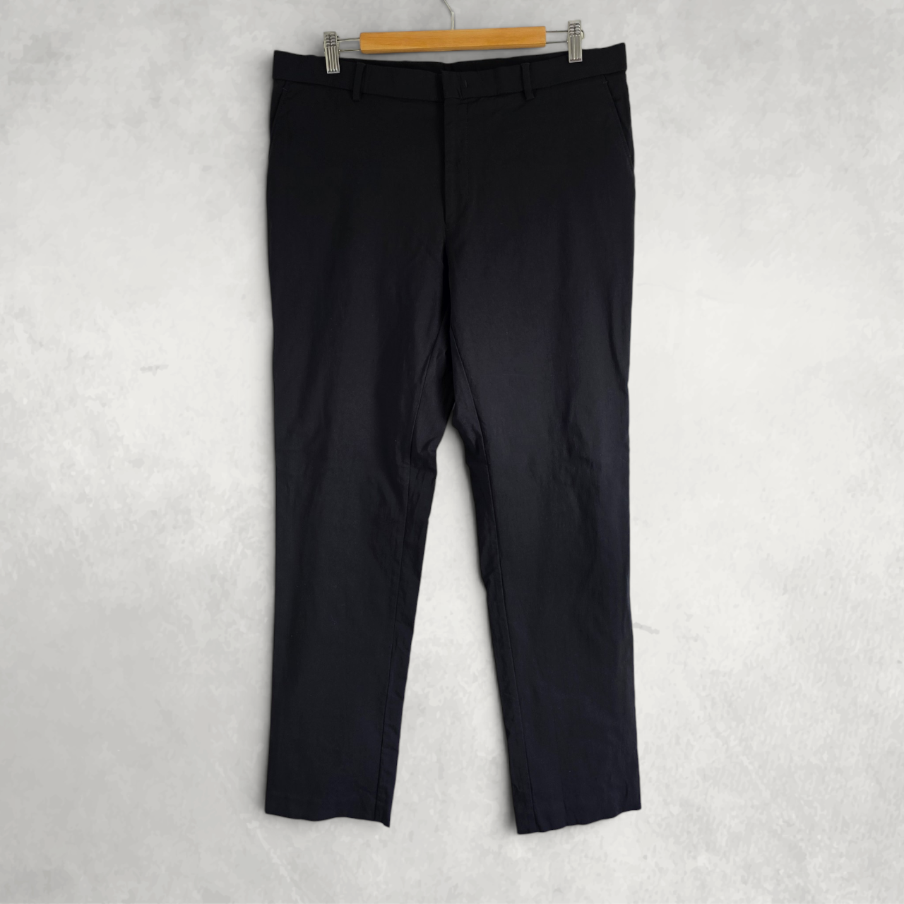 Tommy Hilfiger Smart Stretch Trousers Men’s Black W36 L32 Tailored Pants