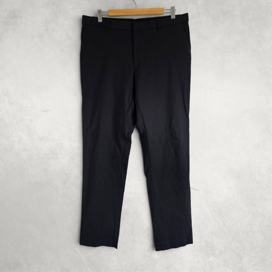 Tommy Hilfiger Smart Stretch Trousers Men’s Black W36 L32 Tailored Pants
