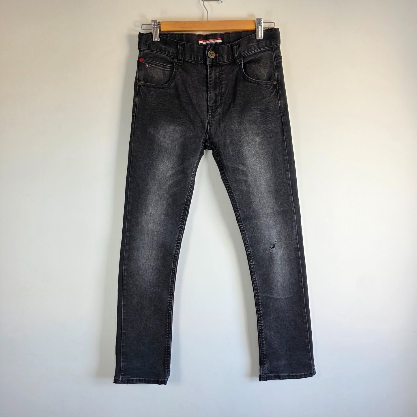 Tommy Hilfiger Rebel Skinny Jeans W28 L28 Women’s Black Stretch Denim