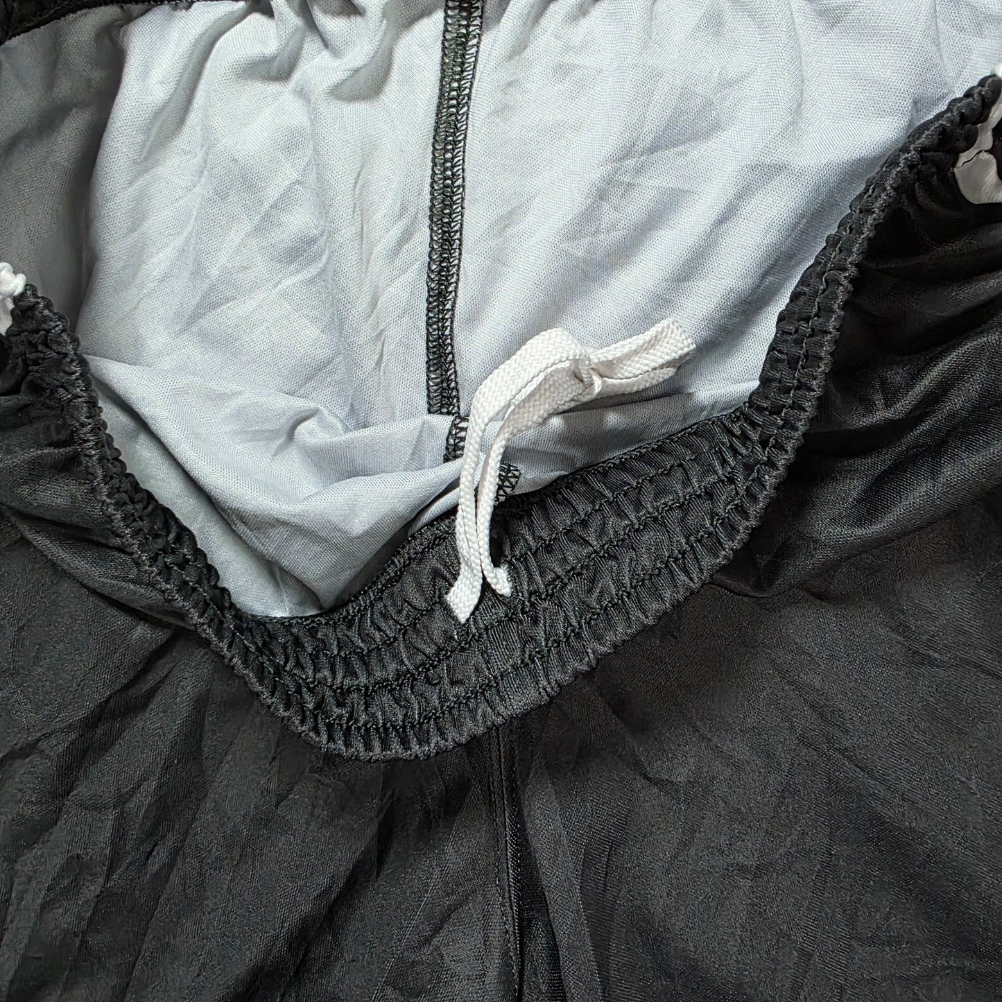 Adidas Player Issue Style Shorts W28 Grey Red White Trim Drawstring Size L 16 CG