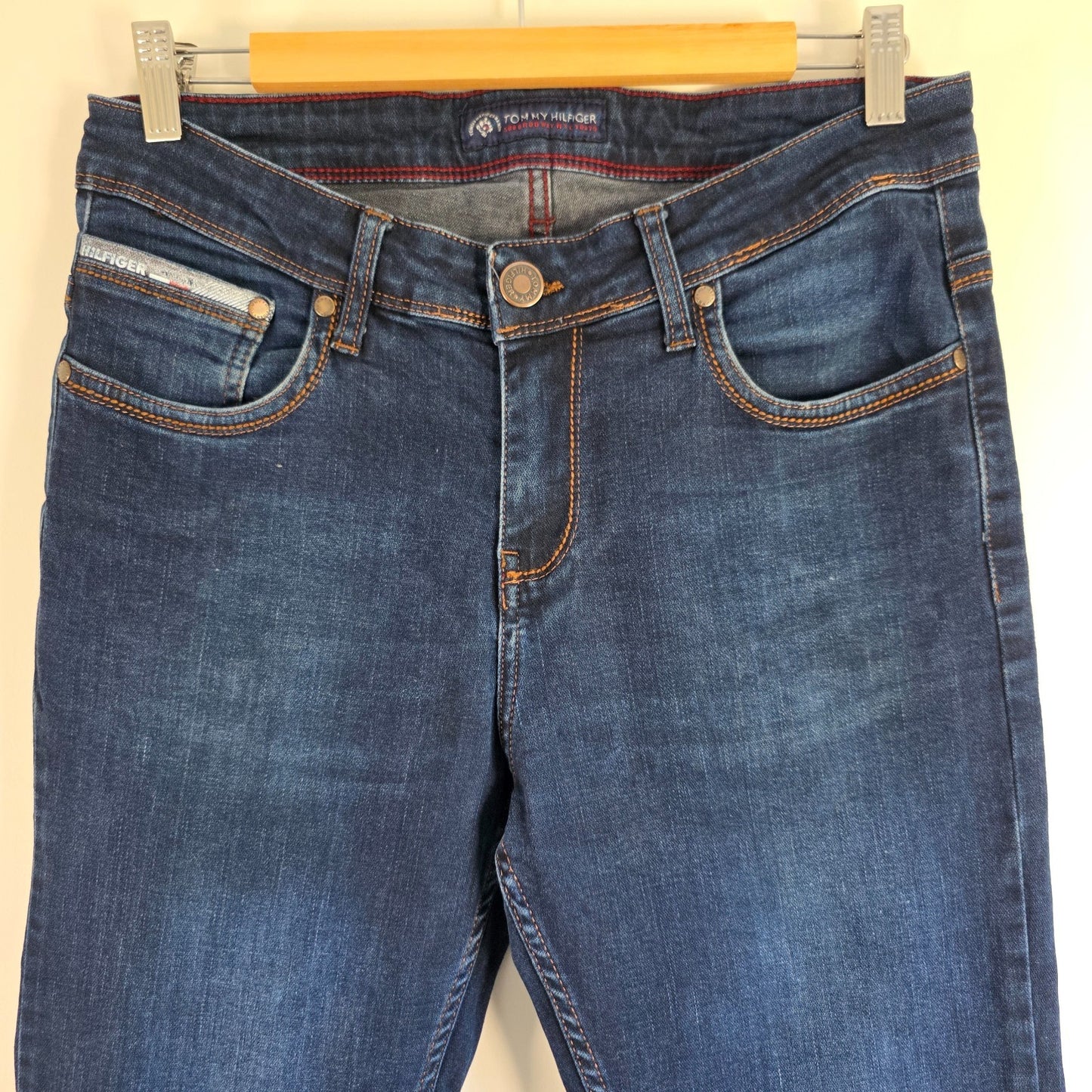 Tommy Hilfiger 397 Jeans W30 Blue Slim Fit Stretch Men's Denim