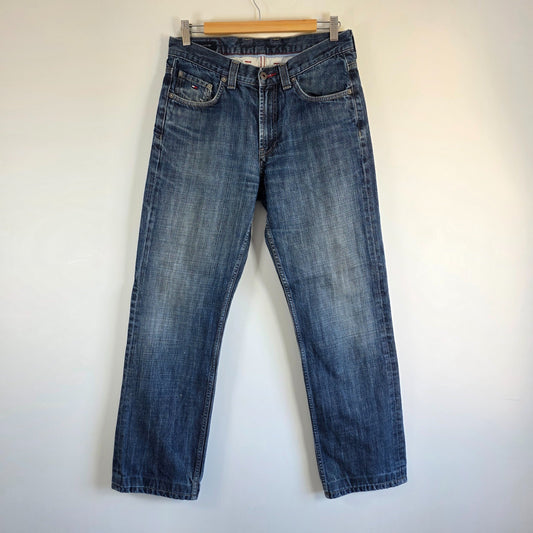 Tommy Hilfiger Madison Jeans Men's W31 L30 Blue Straight Fit Denim