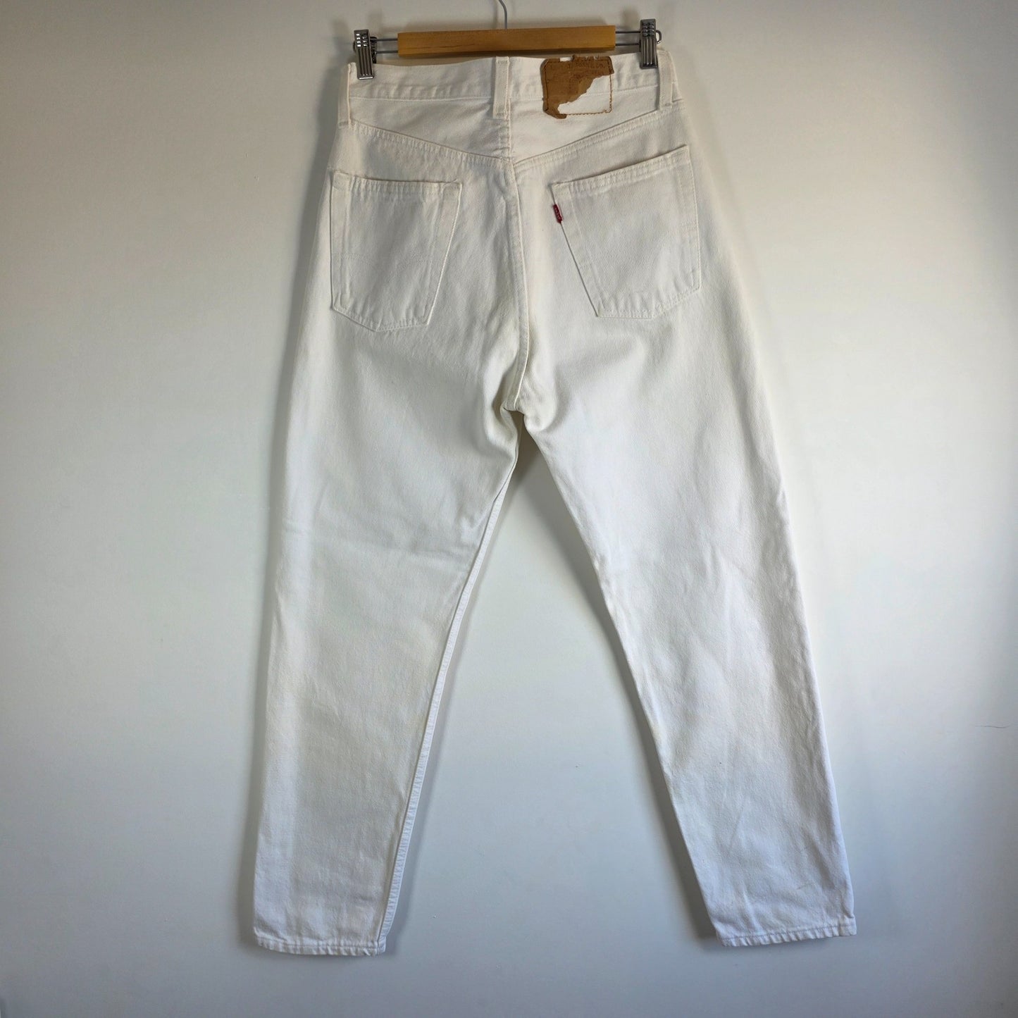 Levi’s 508 Jeans W29 L30 White Tapered Men’s Denim Button Fly Made in UK