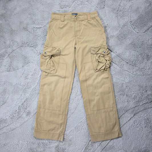 Polo Ralph Lauren Cargo Trousers Beige Size 14 Boys (28W 28L) Cotton