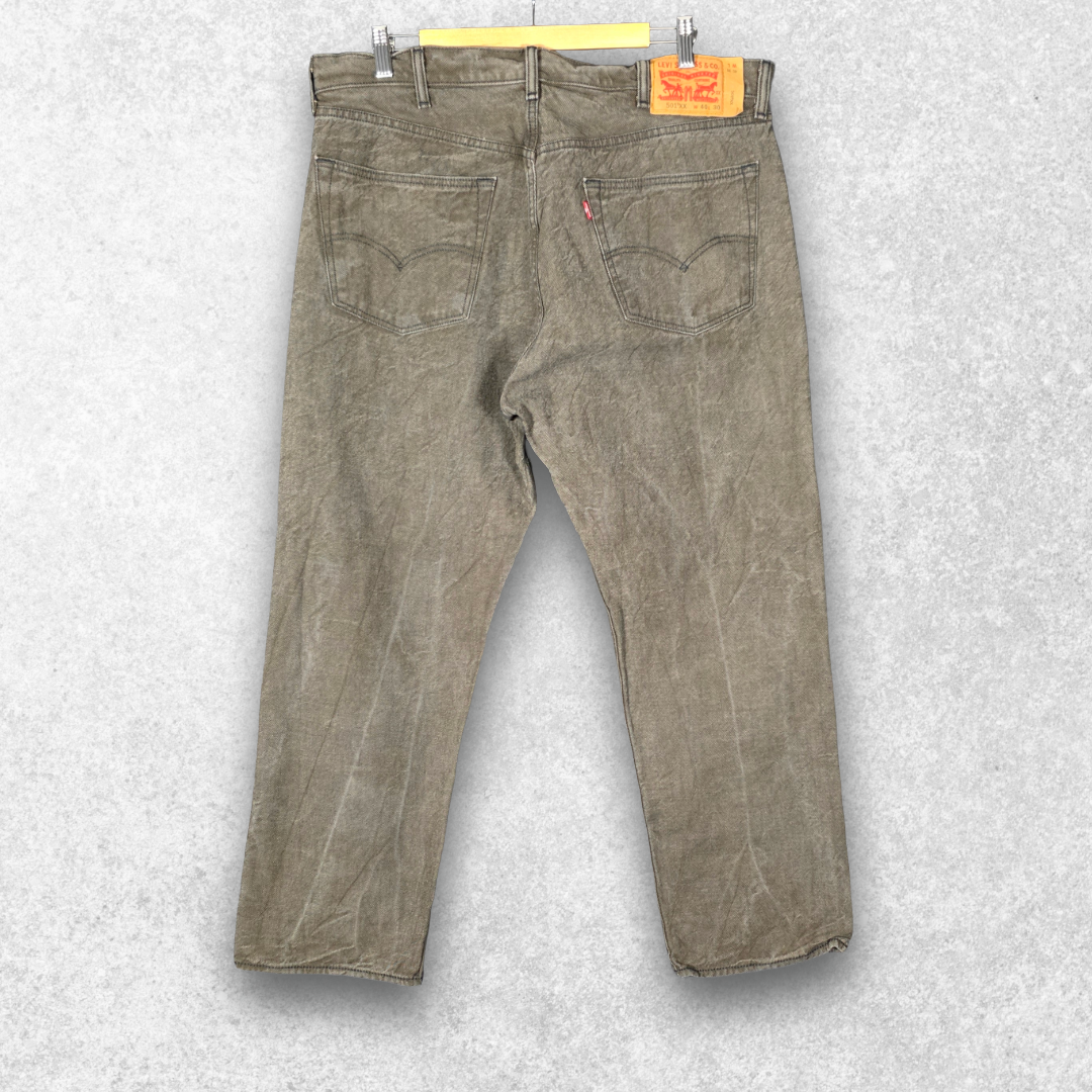 Levi’s 501 XX Jeans W39 L29 (W40 L30 Tag) Brown Khaki Straight Button Fly Men’s