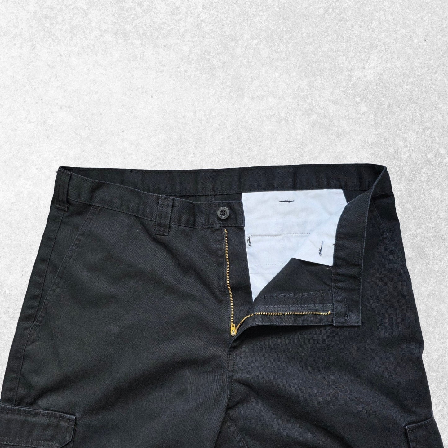 Dickies Cargo Workwear Shorts Black Utility Work Shorts Men's W38