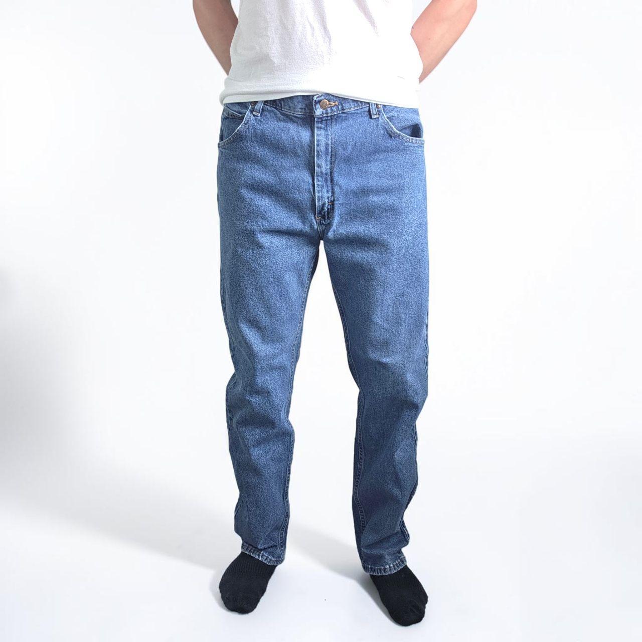Wrangler Authentics Straight Leg Jeans W37 L32 Blue Denim