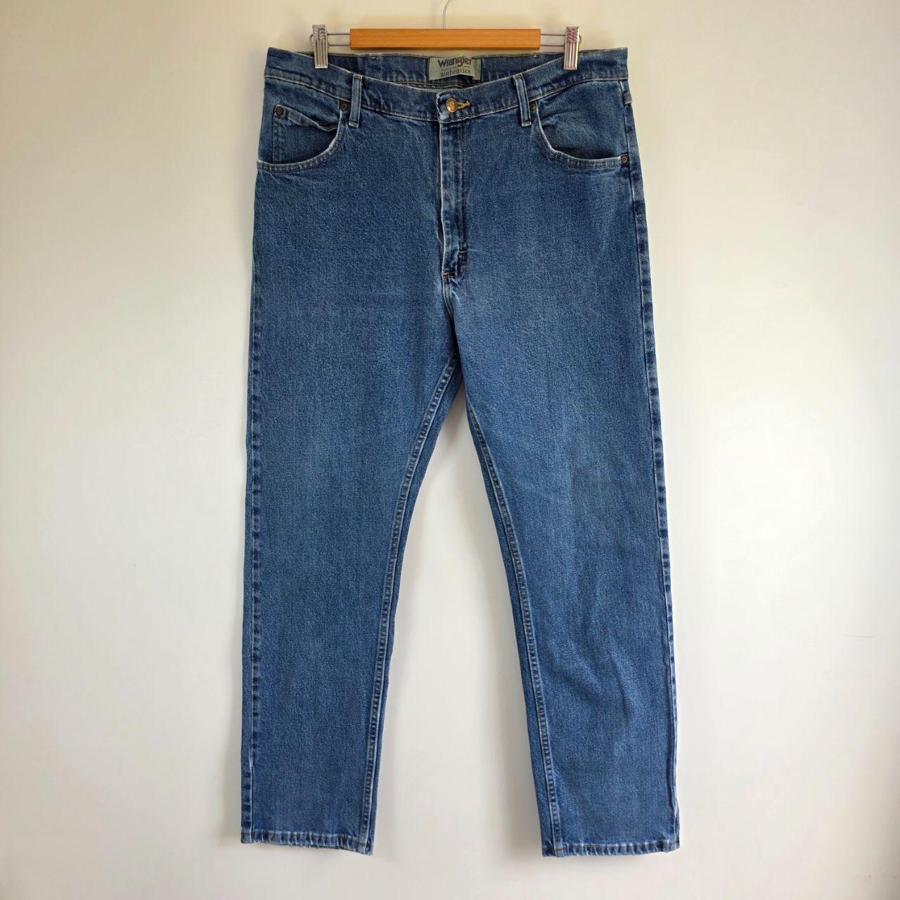 Wrangler Authentics Straight Leg Jeans W37 L32 Blue Denim