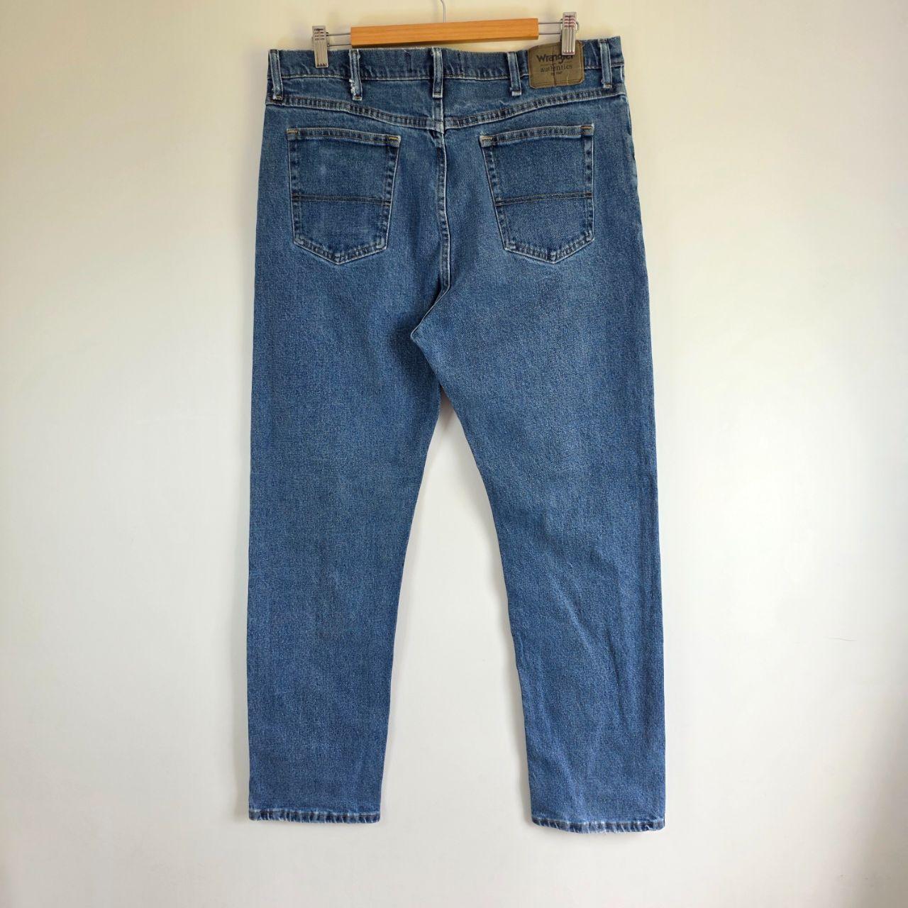 Wrangler Authentics Straight Leg Jeans W37 L32 Blue Denim
