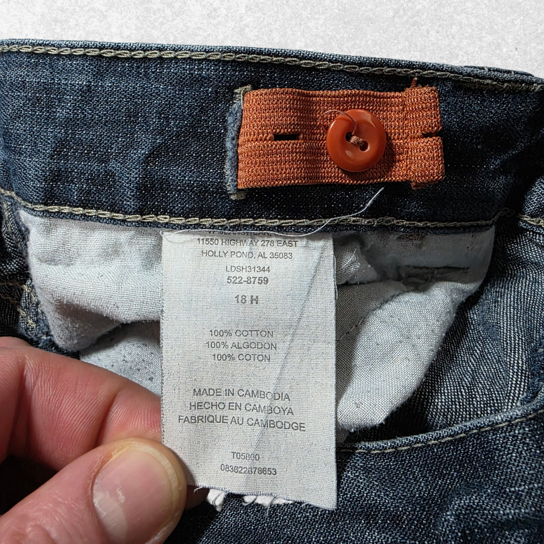 Lee Women’s Carpenter Jeans W32 L28 Blue Straight Leg Workwear Size 18H