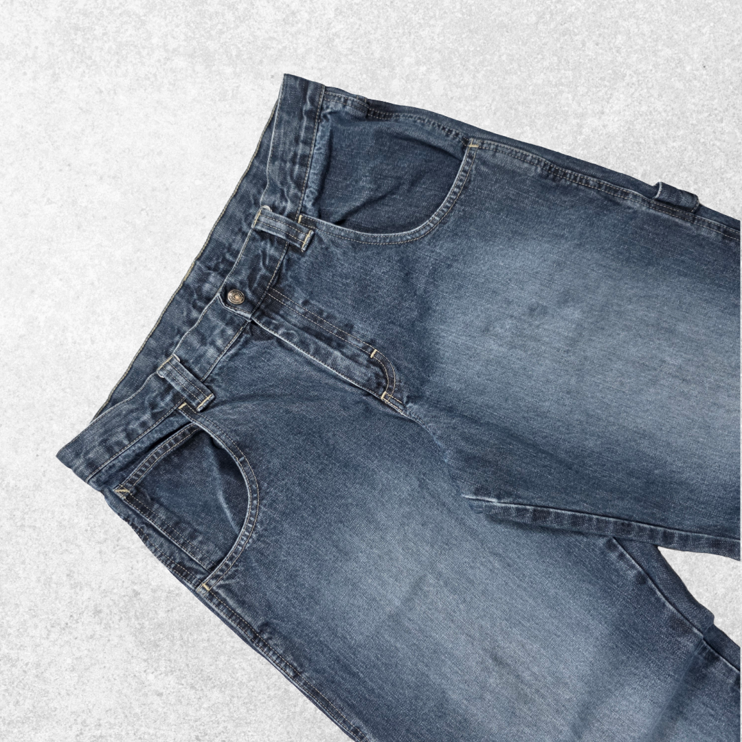 Lee Women’s Carpenter Jeans W32 L28 Blue Straight Leg Workwear Size 18H