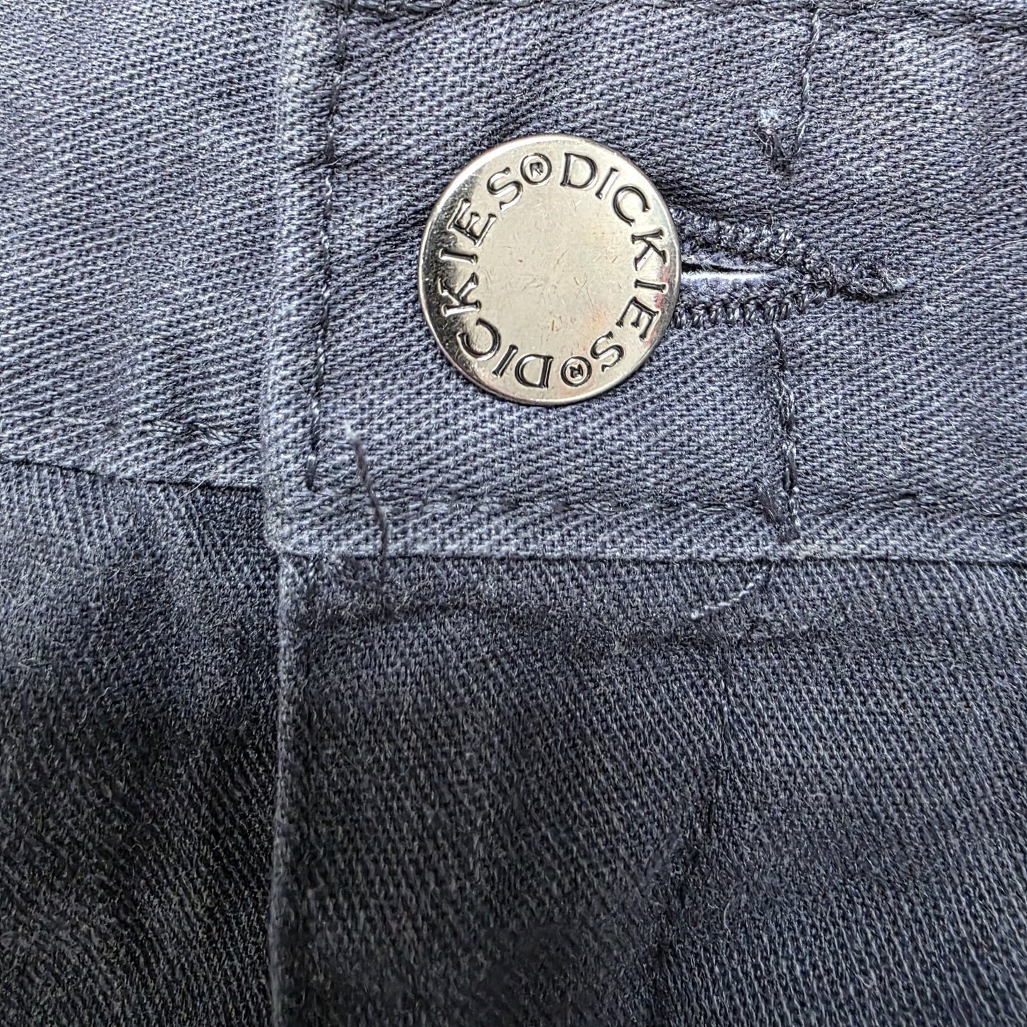 Dickies Cargo Workwear Shorts Blue Vintage Utility Work Shorts Men's W36