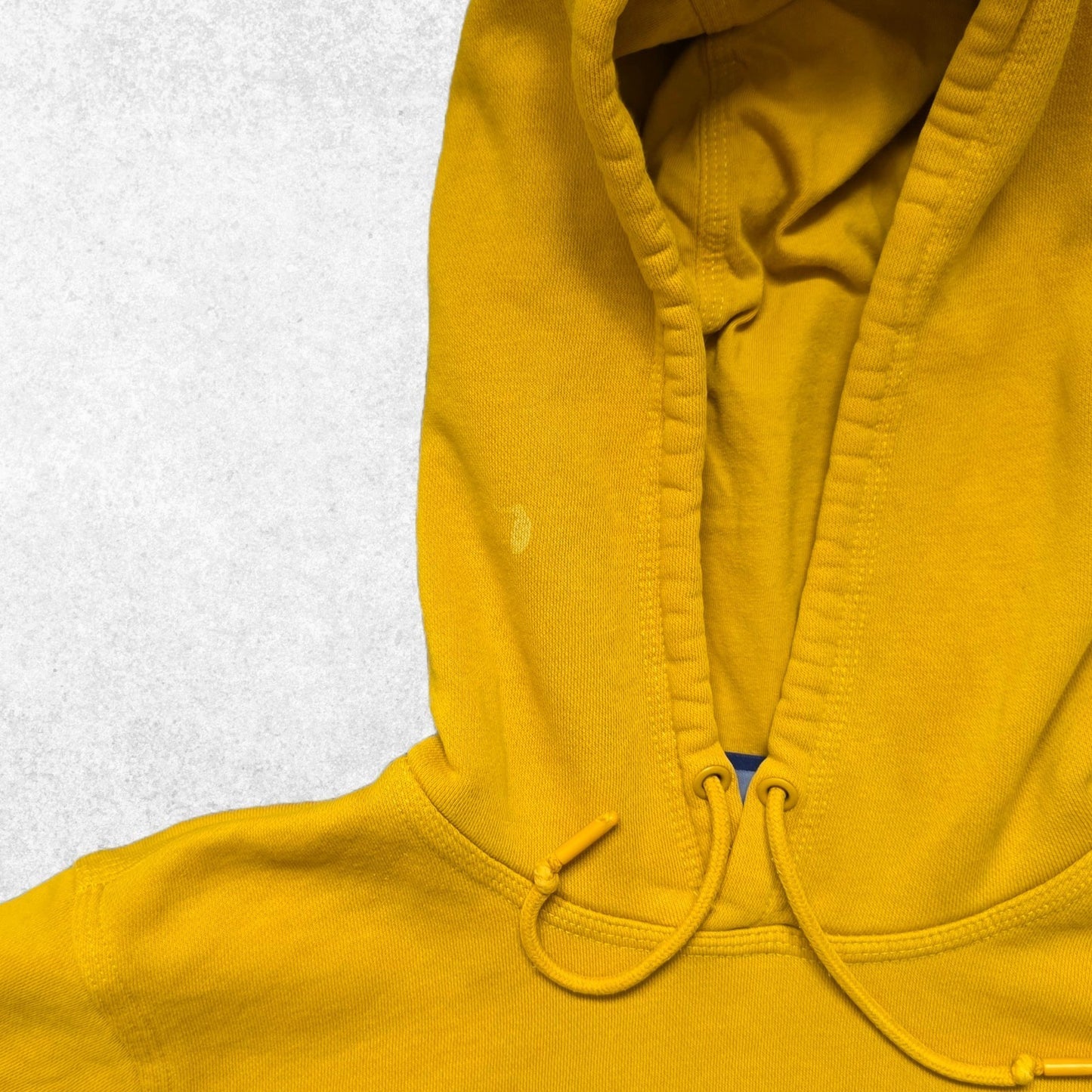 Nike Mens Hoodie Yellow Small Sportswear Club Pullover