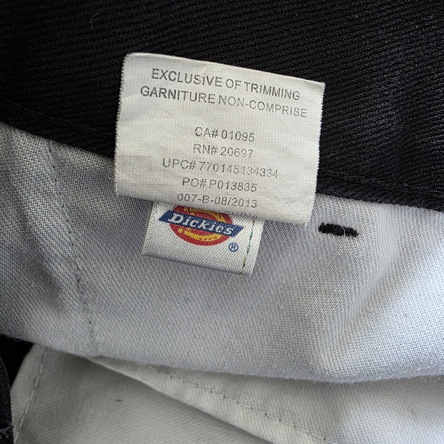 Dickies Cargo Workwear Shorts Black Utility Work Shorts Men's W38