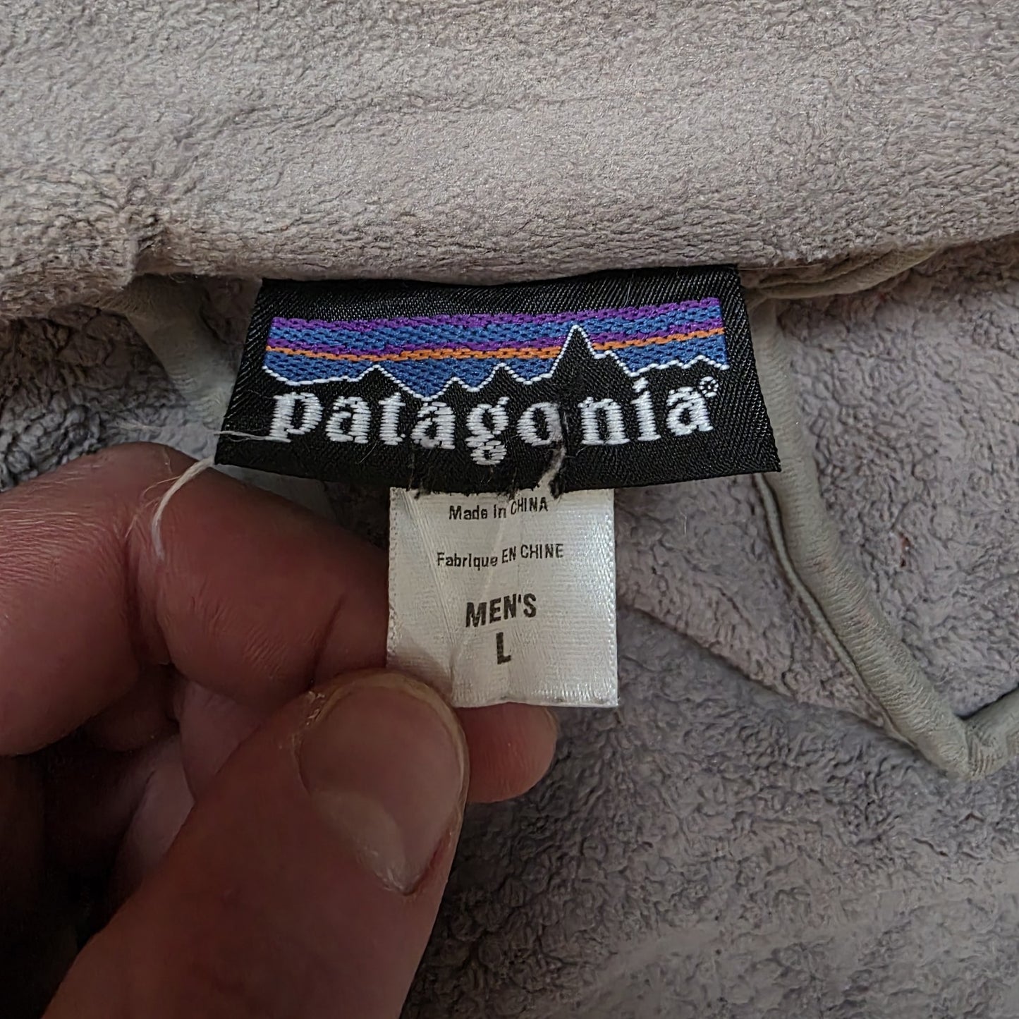 Patagonia Jacket Men's Large Coat Orange Fleece Lining Detacahable Hood