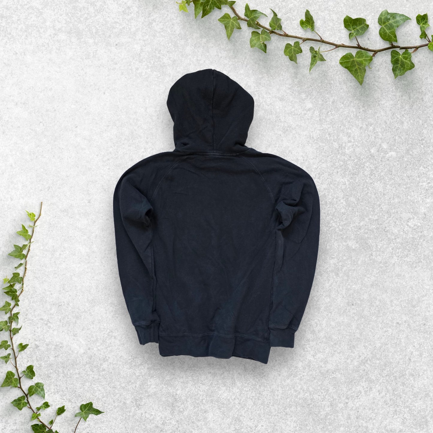 THE NORTH FACE Womens Black Hoodie Small Centre Logo