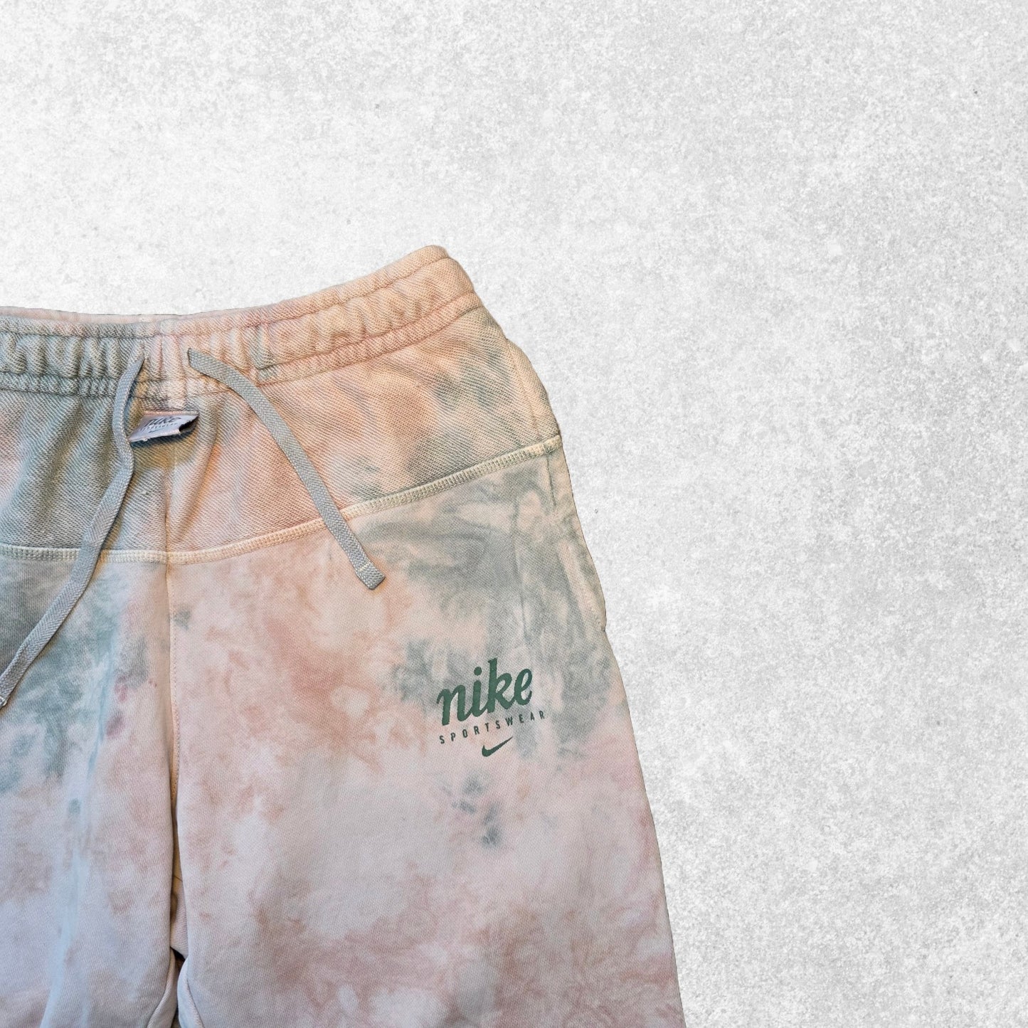 Nike Sportswear Tie-Dye Joggers Pink Green W28” S Small Sweatpants