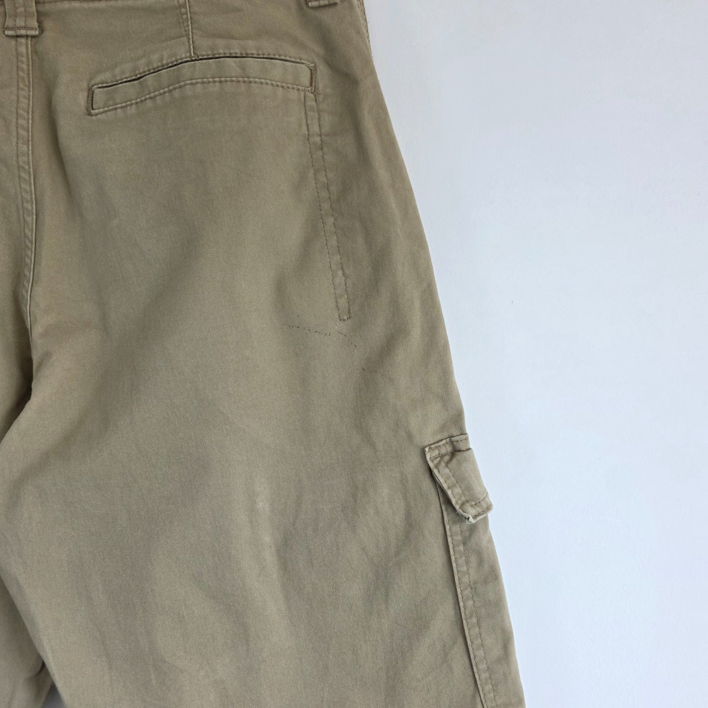 Wrangler Cargo Trousers Mens W30 L30 Beige Relaxed Fit Combat Military Utility