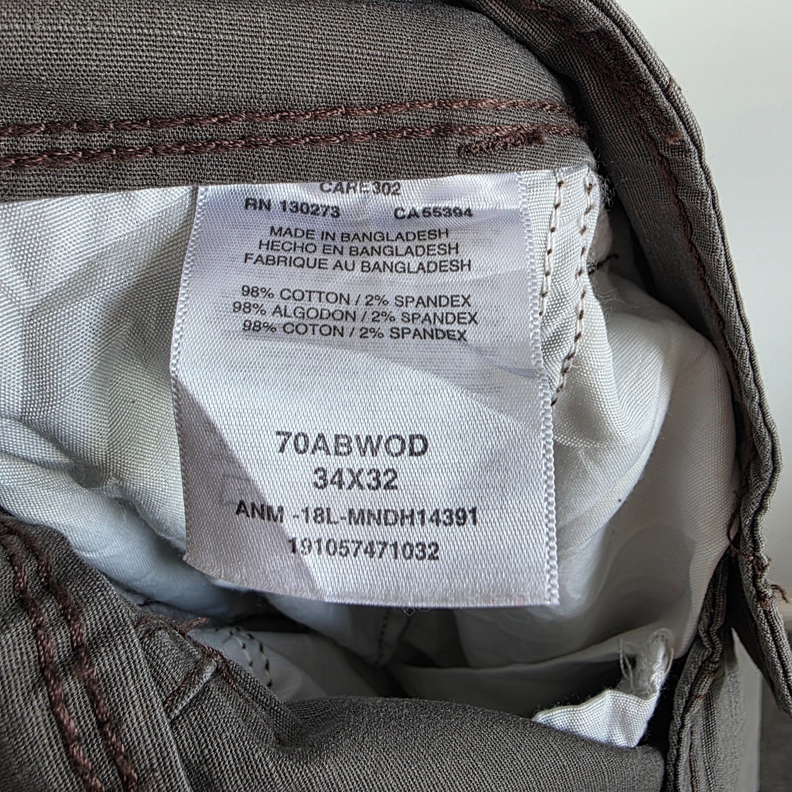Wrangler Cargo Trousers Mens W34 L32 Grey Utility Combat Military Pants Relaxed