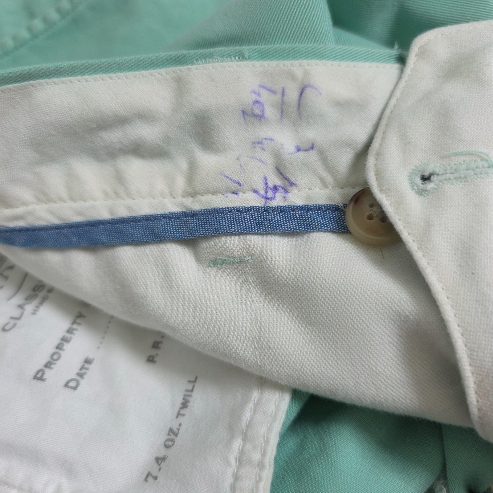 Polo Ralph Lauren Bedford Chino W39 L28 Mint Green Preppy