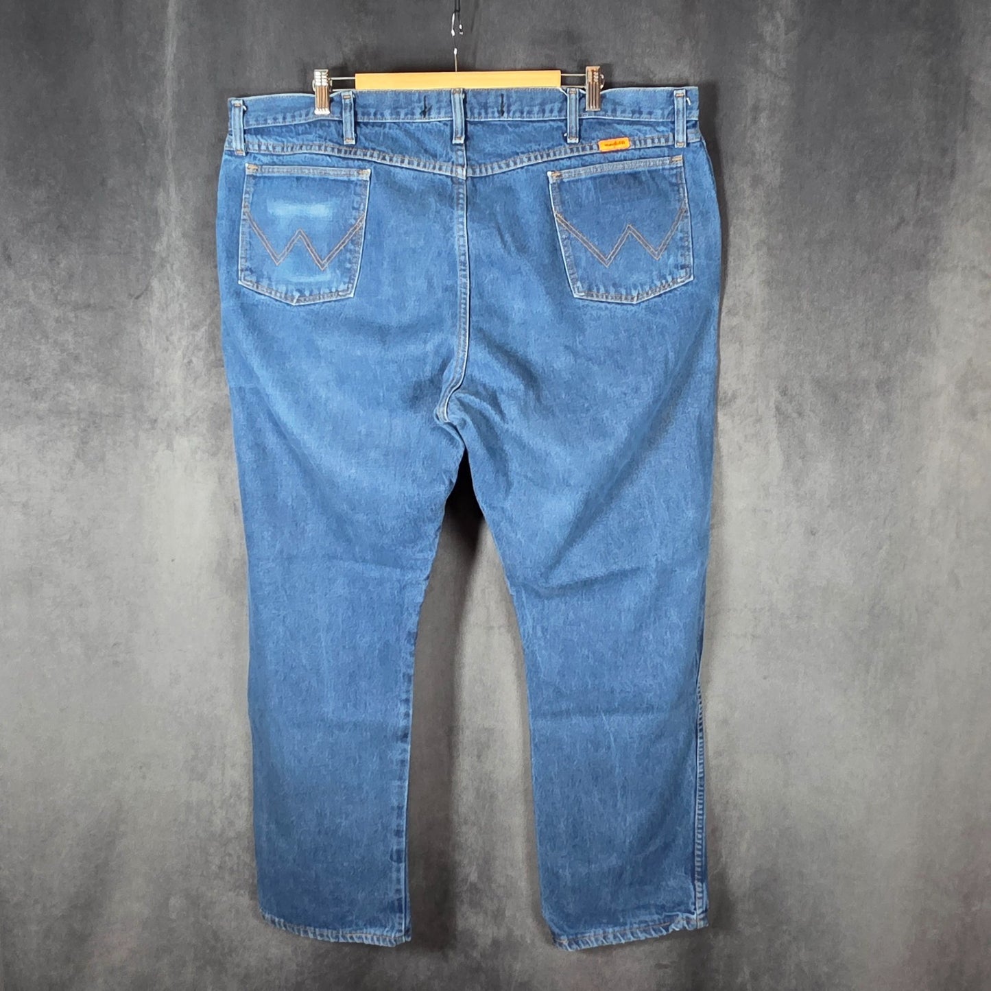 Wrangler FR Flame Resistant Jeans Men’s W44 L32 Black Straight Cotton Denim