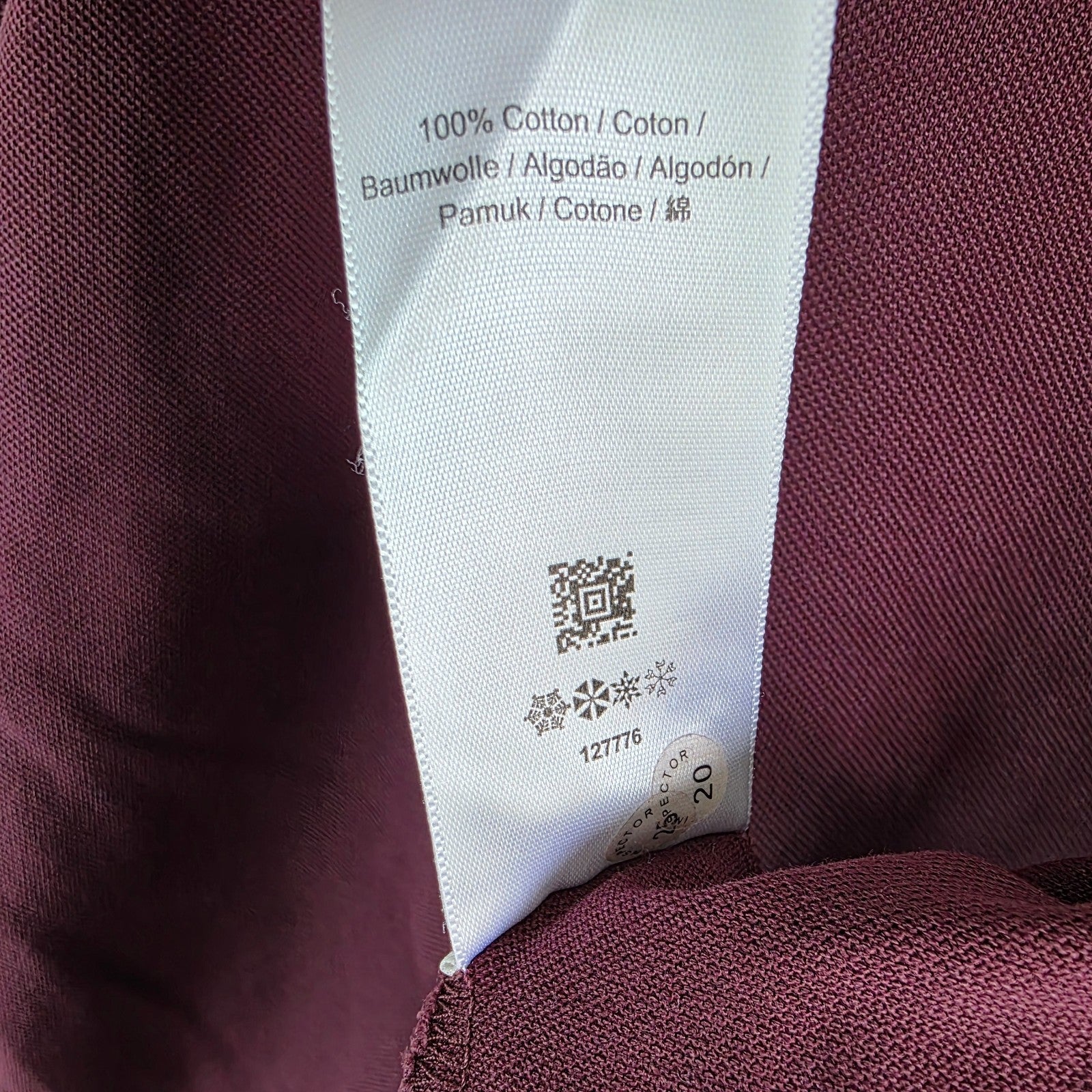 Fred Perry Twin Tipped Polo Shirt XL Burgundy Cotton Mod Preppy Casual Logo Top