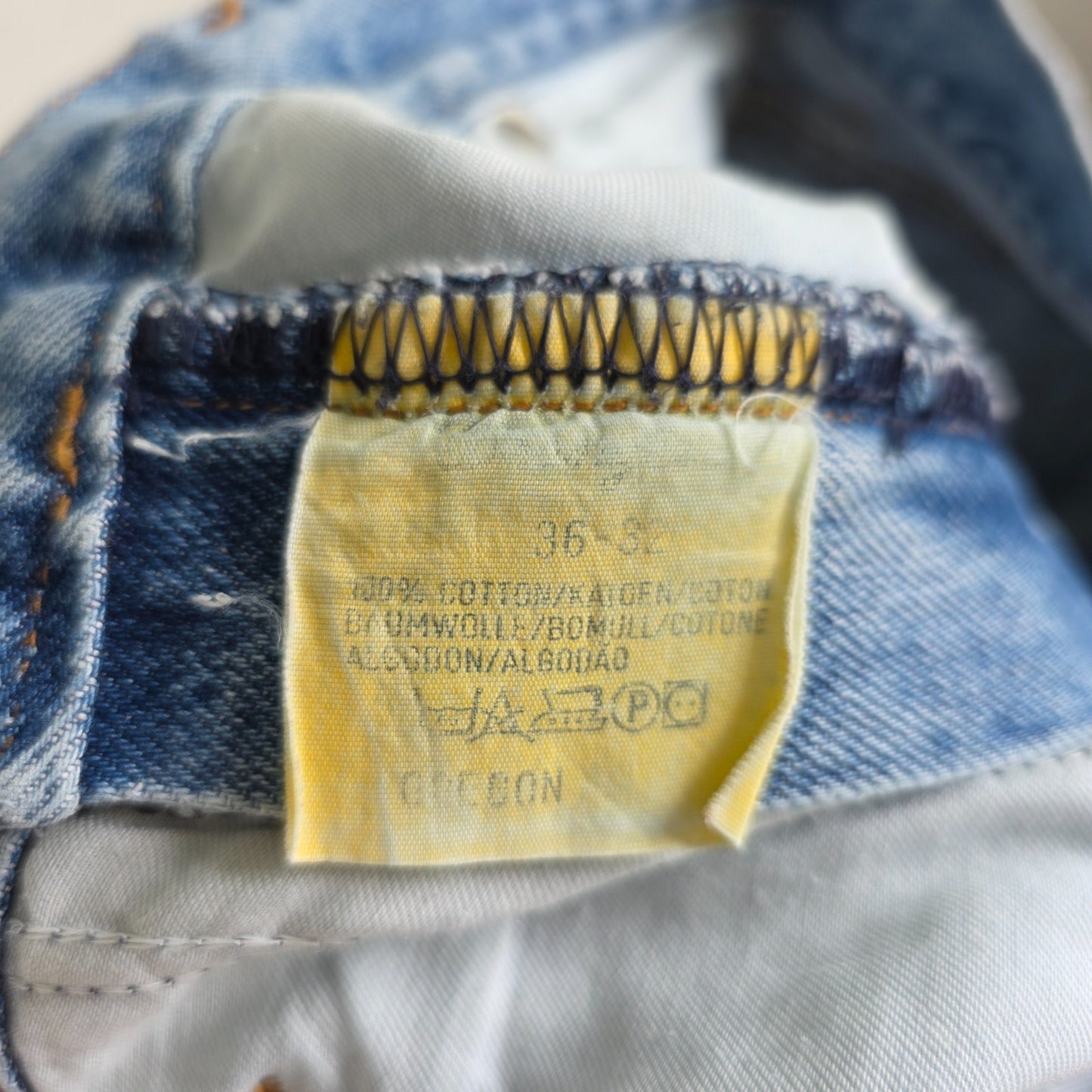 Vintage Wrangler Oregon Jeans W35 L28 Western Workwear Light Wash Denim