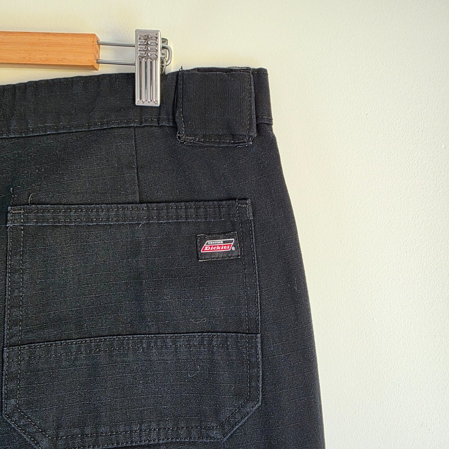 Dickies Carpenter Shorts W38 Black Workwear Utility Cargo Shorts Mens Skate