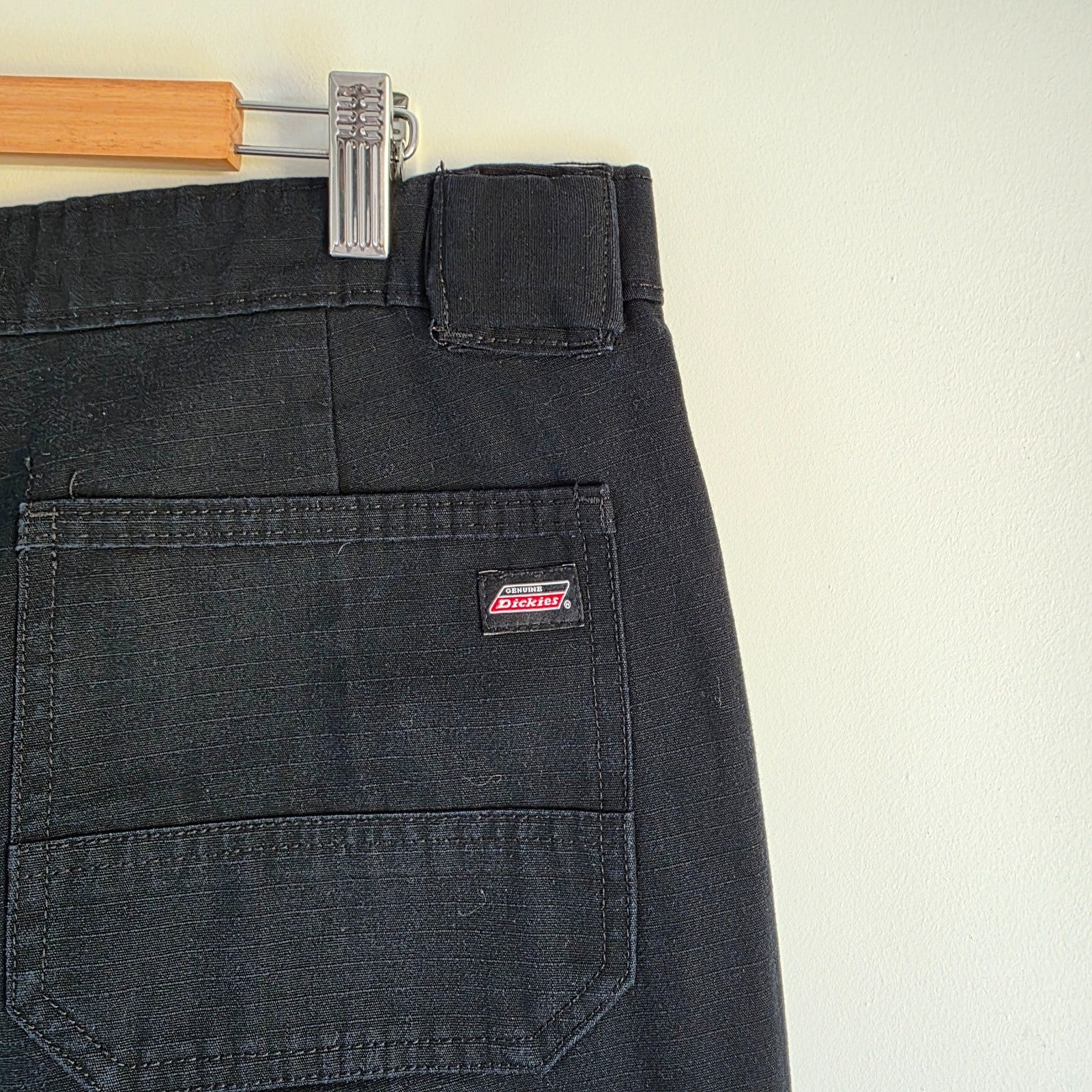 Dickies Carpenter Shorts W38 Black Workwear Utility Cargo Shorts Mens Skate