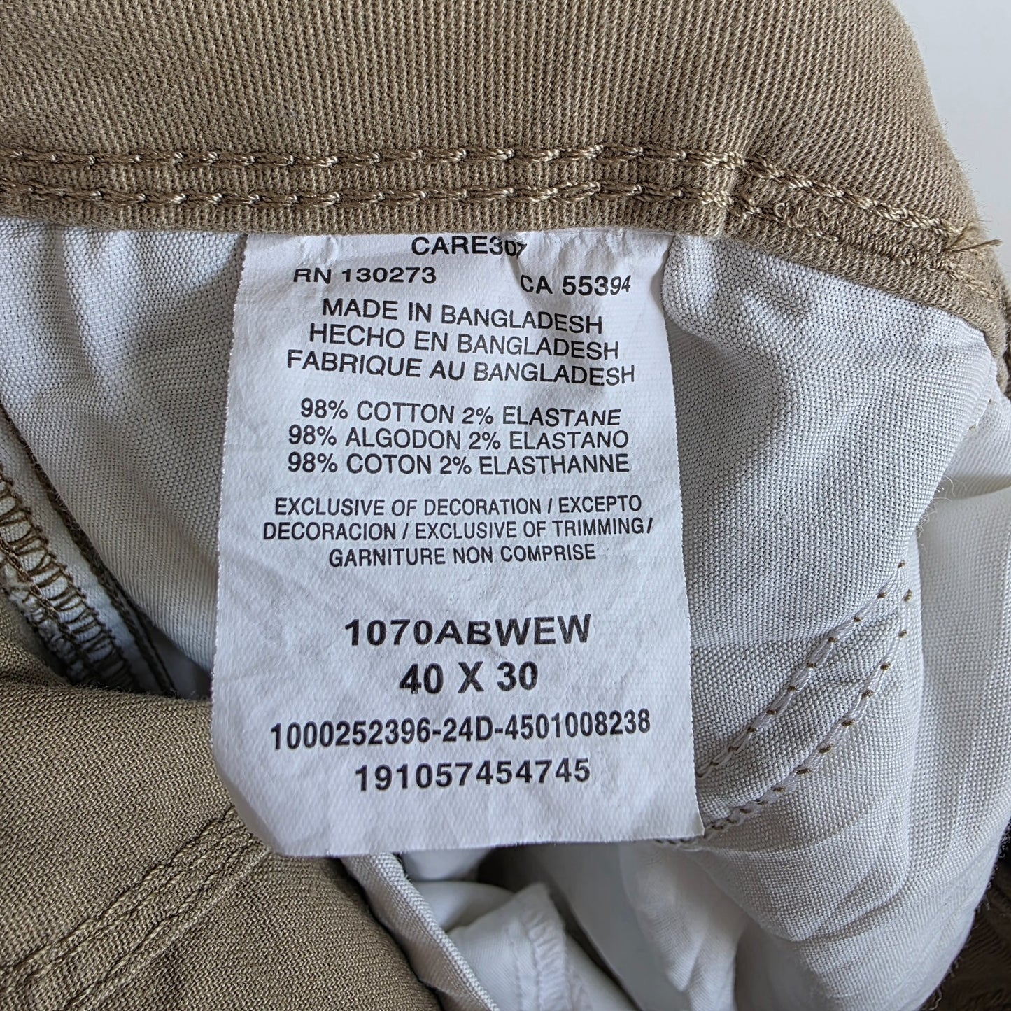 Wrangler Cargo Trousers Mens W40 L30 Beige Relaxed Fit Utility Combat Workwear