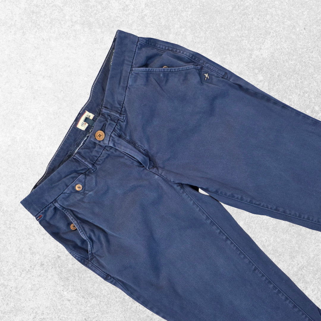 Tommy Hilfiger Denim Straight Chinos W30 L31 (W29 L32) Blue Women’s Stretch