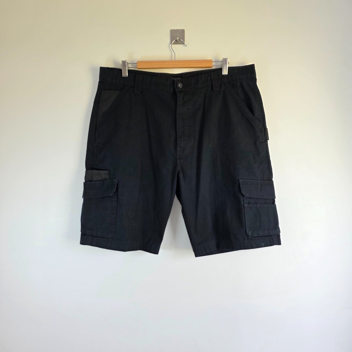 Dickies Carpenter Shorts W38 Black Workwear Utility Cargo Shorts Mens Skate